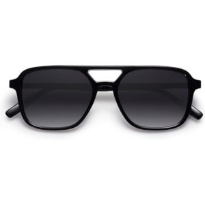 Retro Aviator Sunglasses for Women Men,Trendy Rectangle Womens Mens Shades Sun Glasses SJ2202