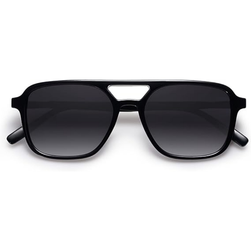 Retro Aviator Sunglasses for Women Men,Trendy Rectangle Womens Mens Shades Sun Glasses SJ2202